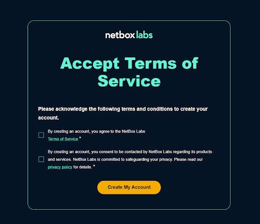 Clear and transparent onboarding flow.