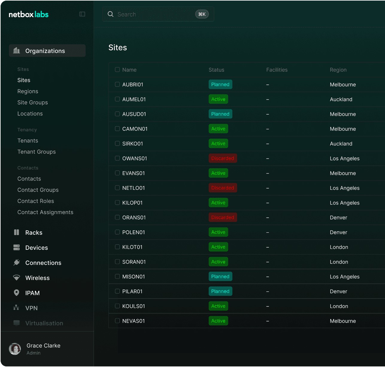 Dash Netbox