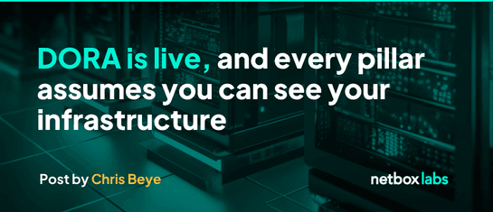 DORA is live, and every pillar assumes you can see your infrastructure