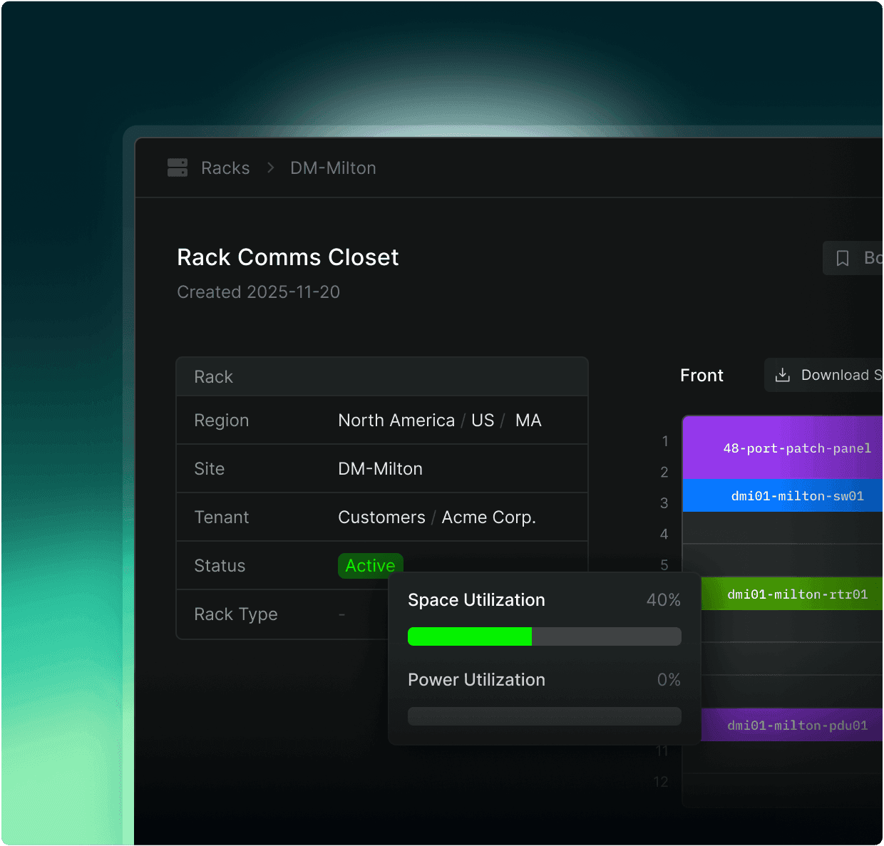 Netbox Data Center Examples Data center infrastructure management | NetBox Labs