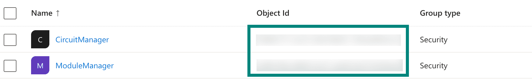 Entra ID Group Object ID