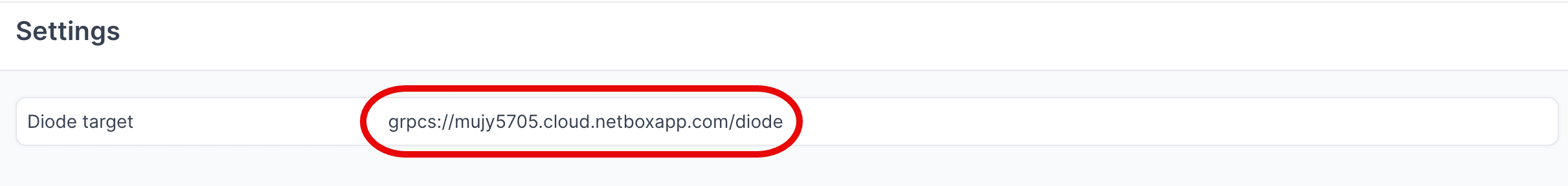 Copy Diode target
