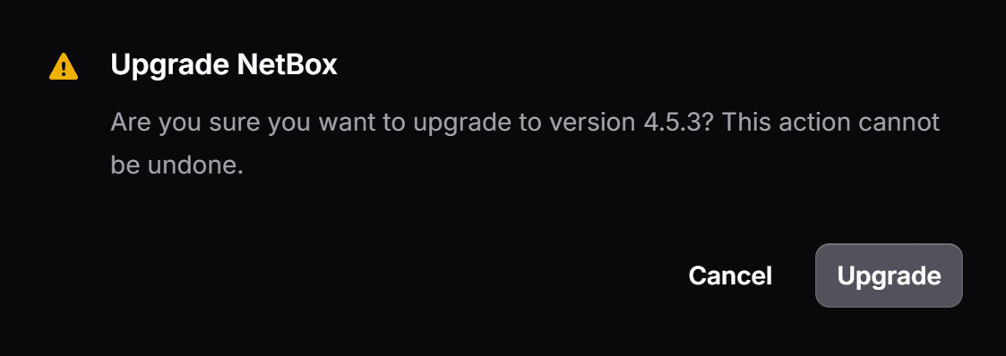 Click Upgrade Button