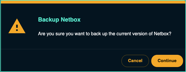 confirm backup