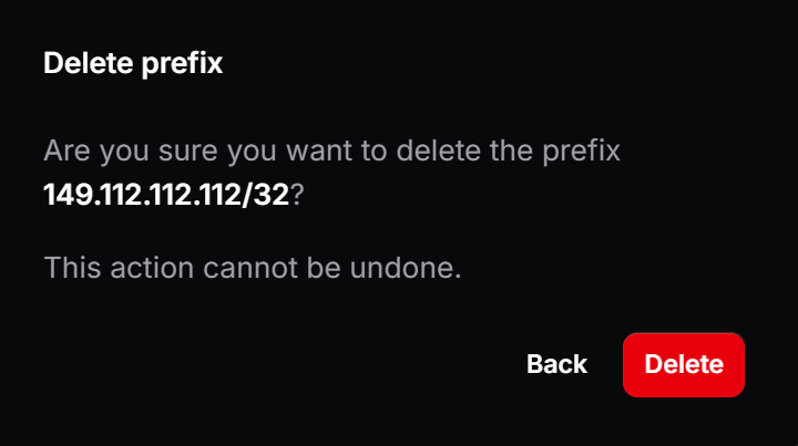 delete prefix