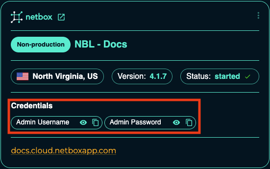 retrieve admin credentials