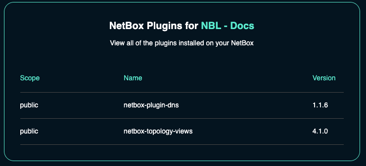 netbox cloud plugins