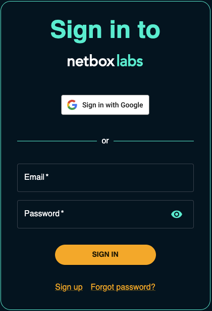 temp password signin