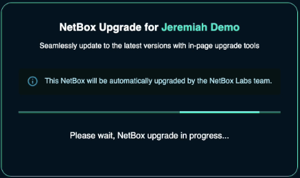 upgrade in progress