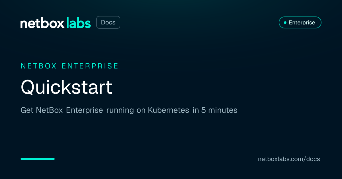 Quickstart | NetBox Labs Docs