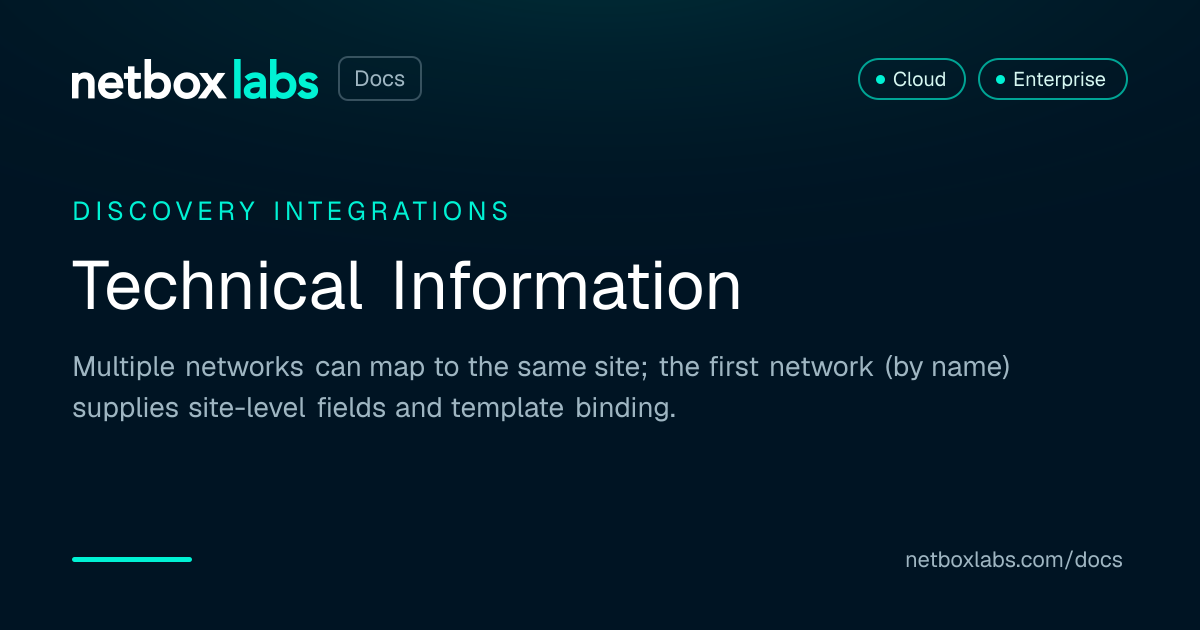 Technical Information | NetBox Labs Docs