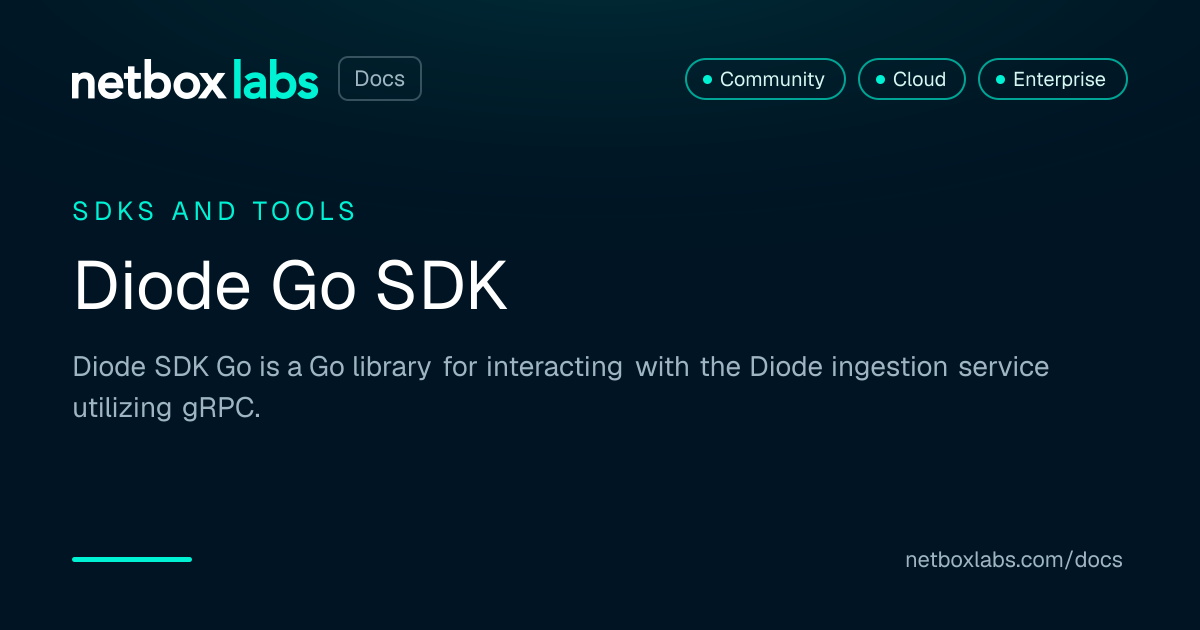 Diode Go SDK | NetBox Labs Docs