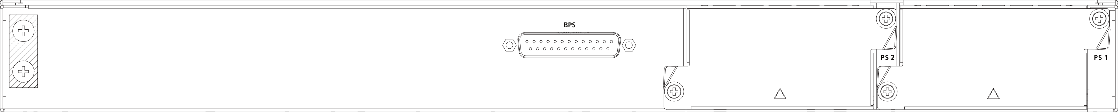 Alcatel-Lucent OS6860-48 rear view
