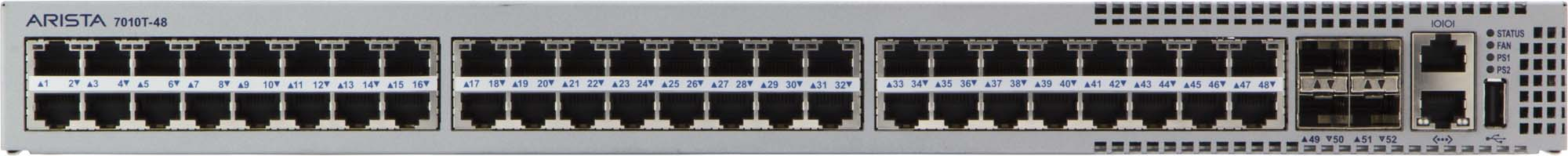 Arista DCS-7010T-48 front view