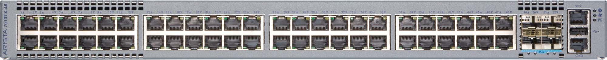 Arista DCS-7010TX-48-F front view