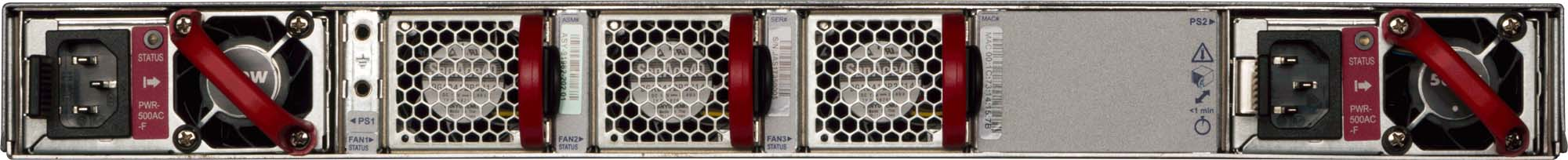 Arista DCS-7020SR-24C2-F rear view