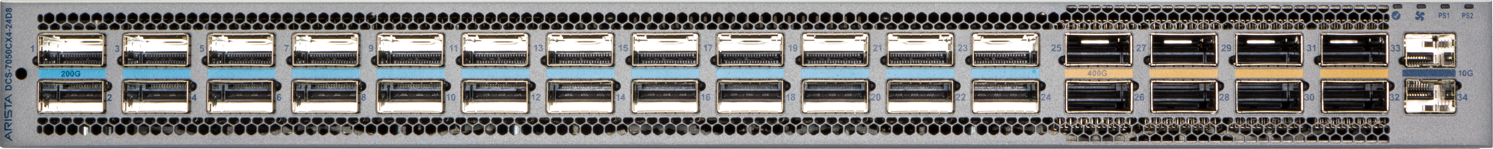 Arista DCS-7050CX4-24D8-F front view
