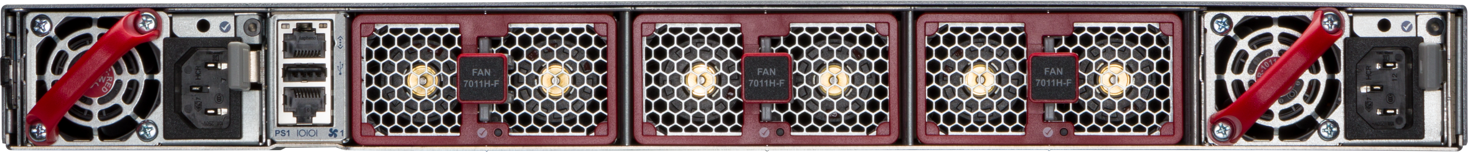Arista DCS-7050CX4-24D8-F rear view