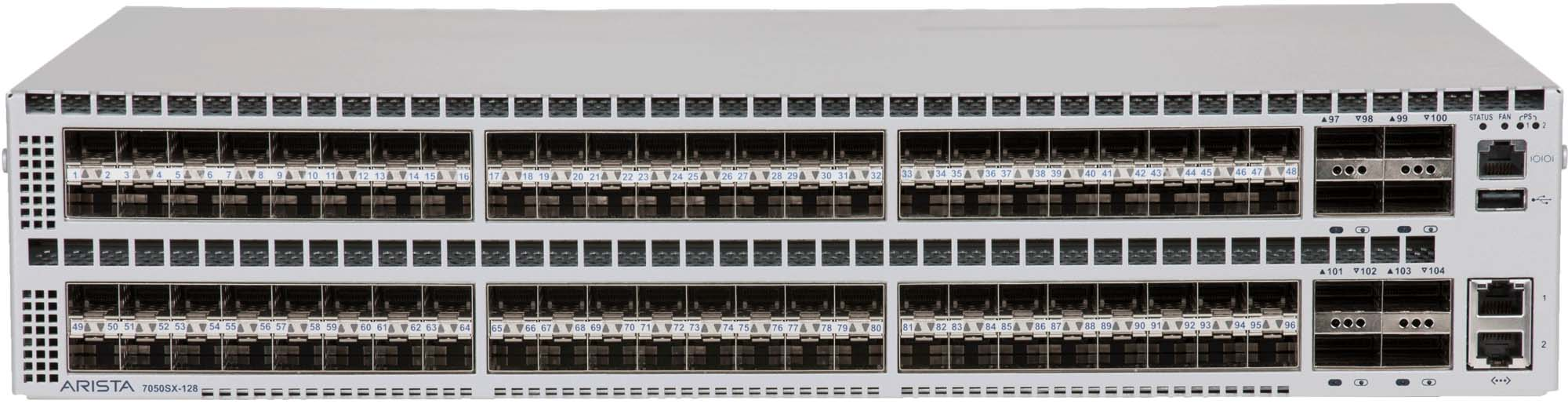 Arista DCS-7050SX-128-F front view