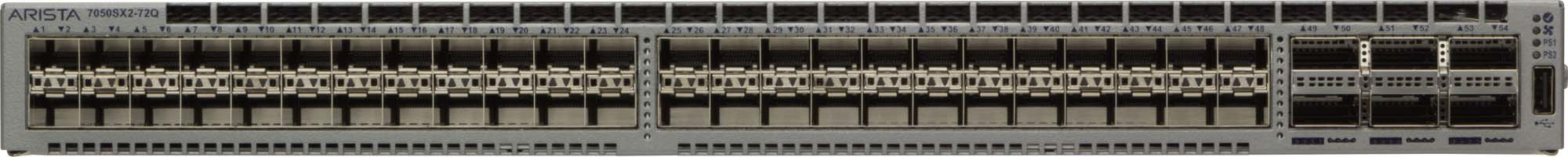 Arista DCS-7050SX2-72Q-F front view
