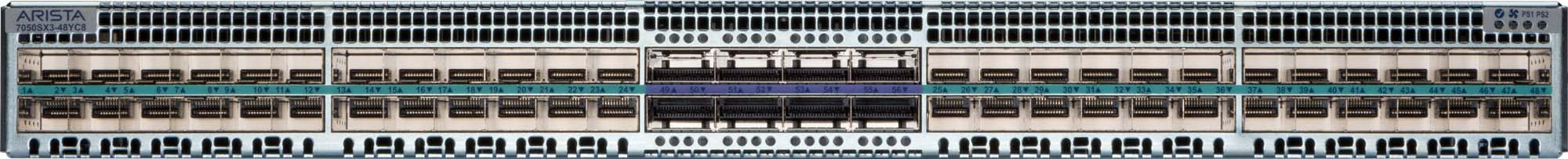Arista DCS-7050SX3-48YC8-F front view