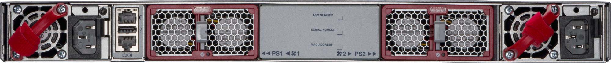Arista DCS-7050SX3-48YC8-F rear view