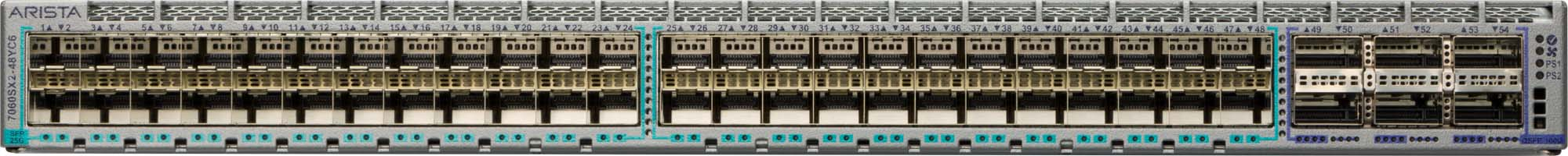 Arista DCS-7060SX2-48YC6-F front view