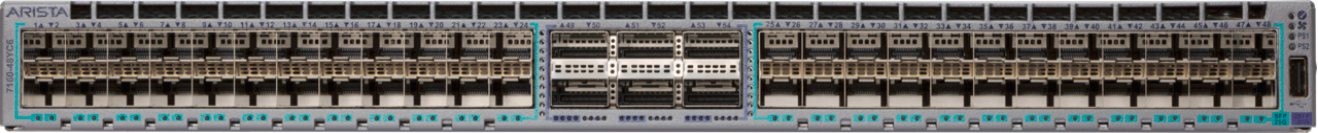 Arista DCS-7160-48YC6-F front view