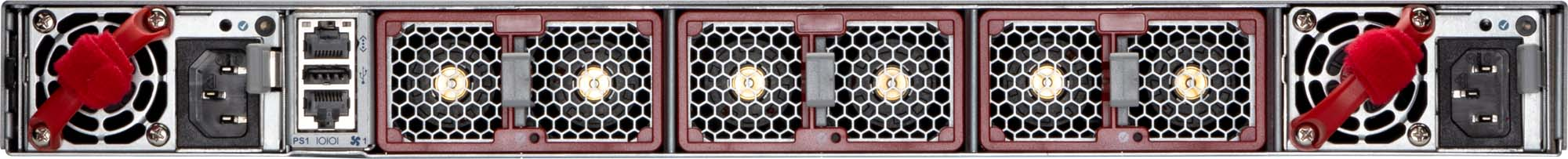 Arista DCS-7280DR3-24-F rear view