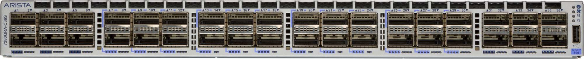 Arista DCS-7280QRA-C36S-F front view