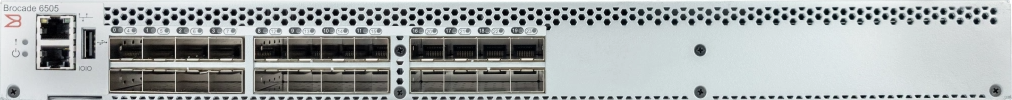 Brocade SAN Switch 6505 front view