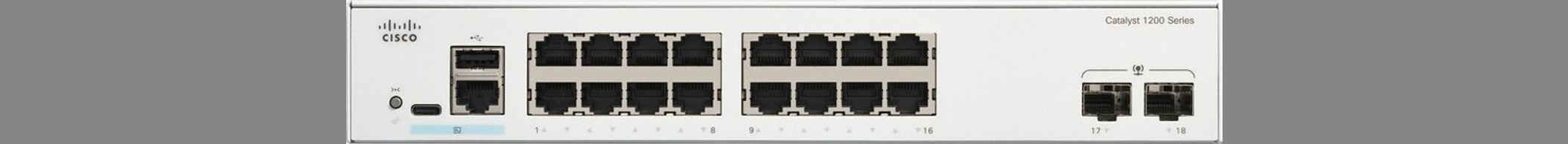 Cisco Catalyst C1200-16T-2G front view