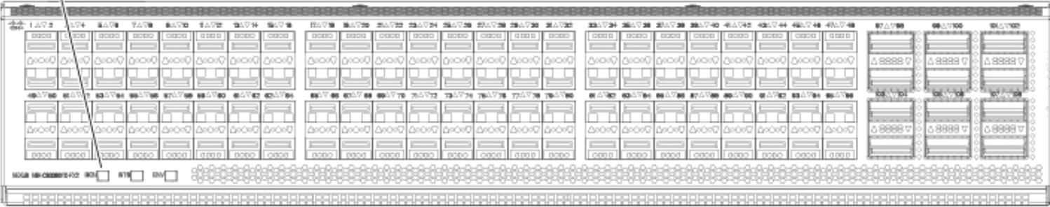 Cisco Nexus 93360YC-FX2 front view