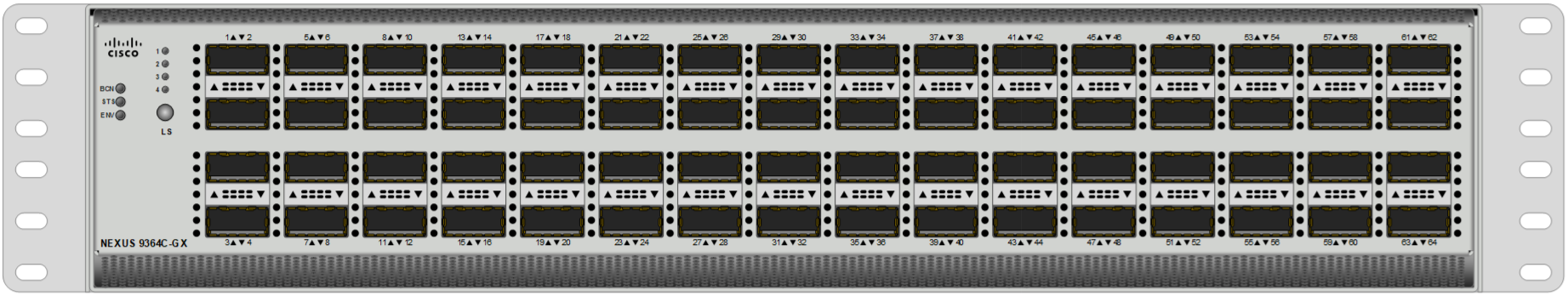 Cisco Nexus 9364C-GX front view