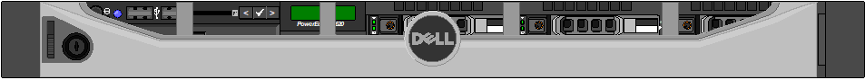 Dell PowerEdge R620 front view