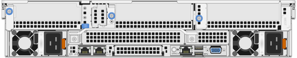 Dell PowerEdge R760 rear view