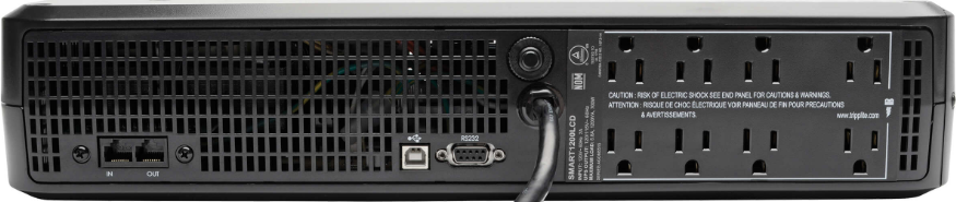 Eaton Tripp Lite SMART1500LCD rear view