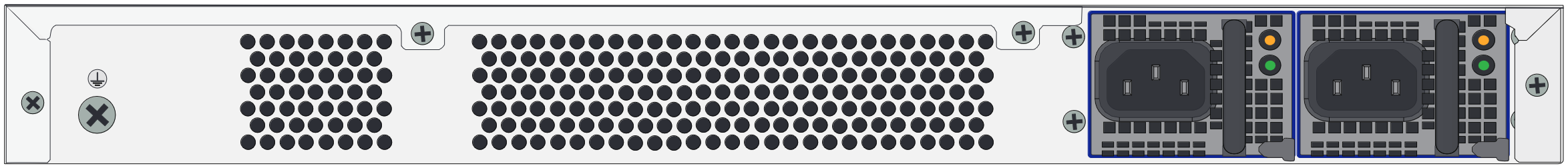 Fortinet FortiGate 400F rear view