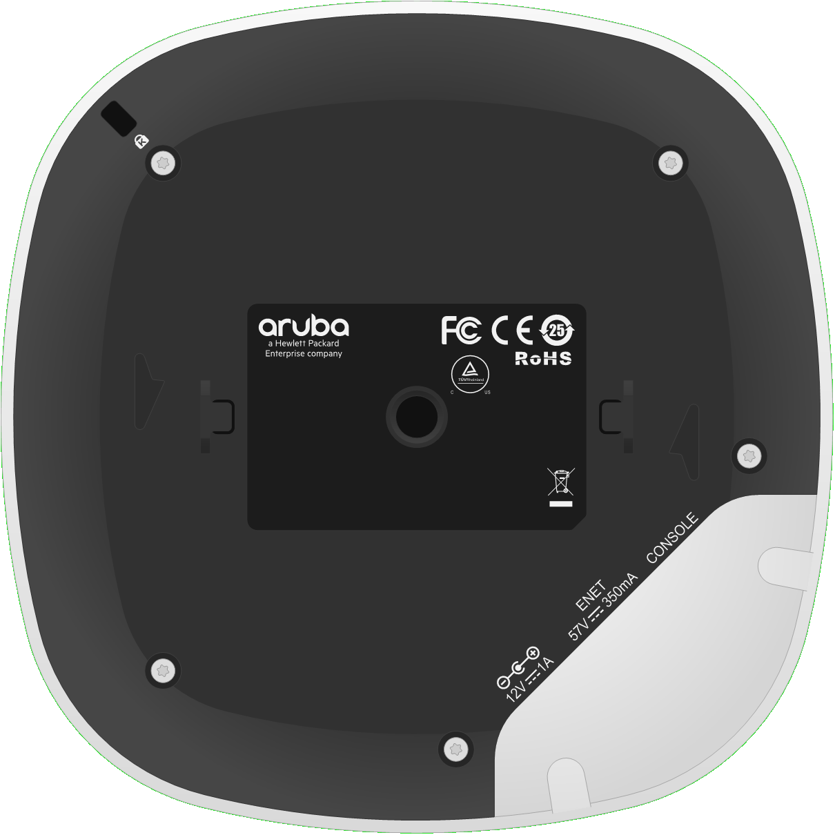HPE Aruba AP-303 rear view