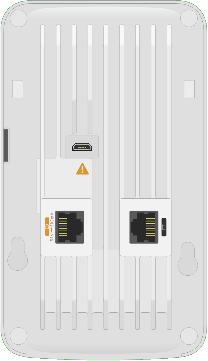 HPE Aruba AP-303H rear view
