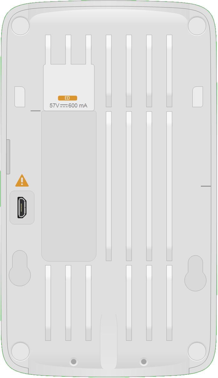 HPE Aruba AP-505H rear view