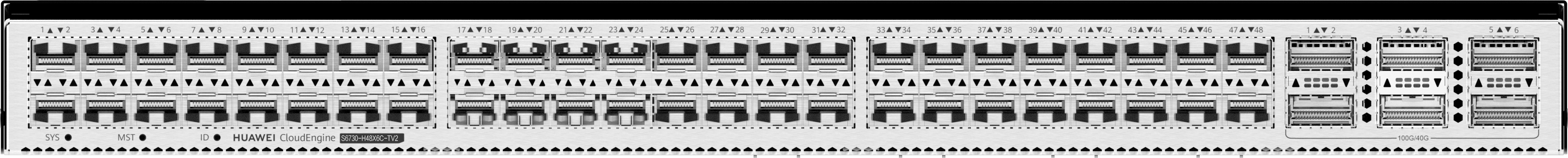 Huawei S6730-H48X6C front view