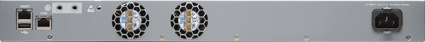 Juniper EX2300-48P rear view