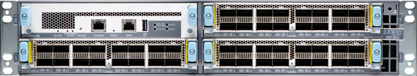 Juniper MX304 front view