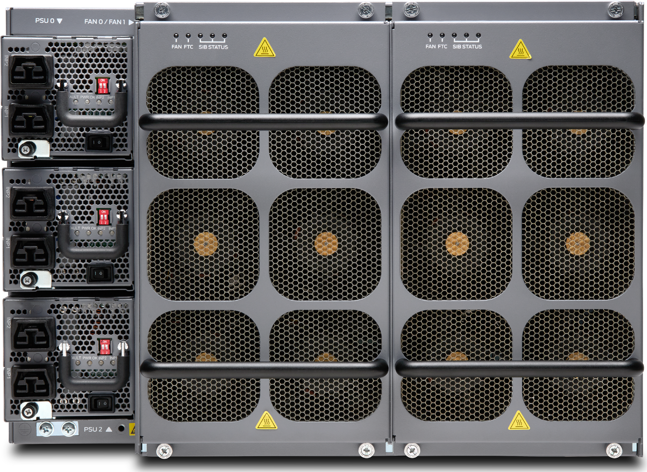 Juniper PTX10004 rear view