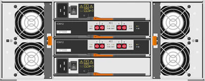 NetApp DE460C rear view