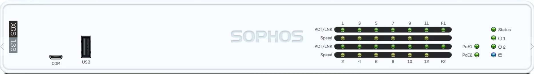 Sophos XGS 136 front view