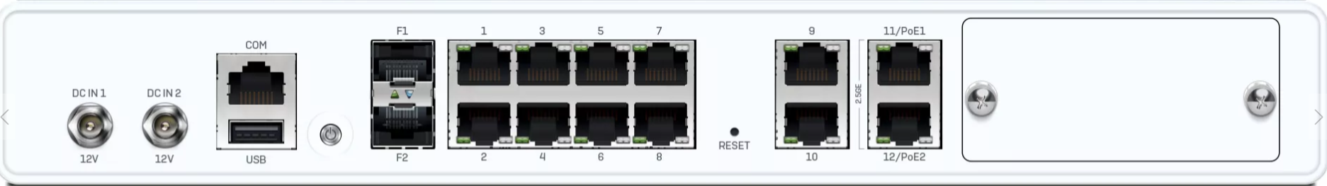 Sophos XGS 136 rear view