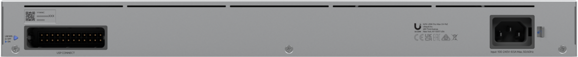 Ubiquiti UniFi Switch Pro Max 24 rear view