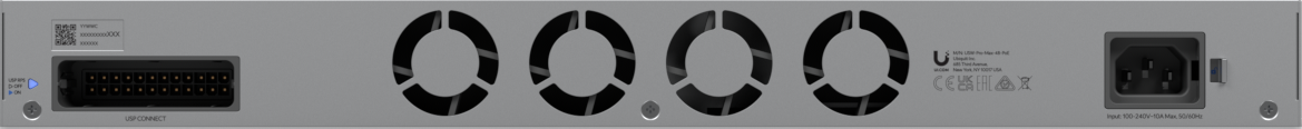 Ubiquiti UniFi Switch Pro Max 48 rear view
